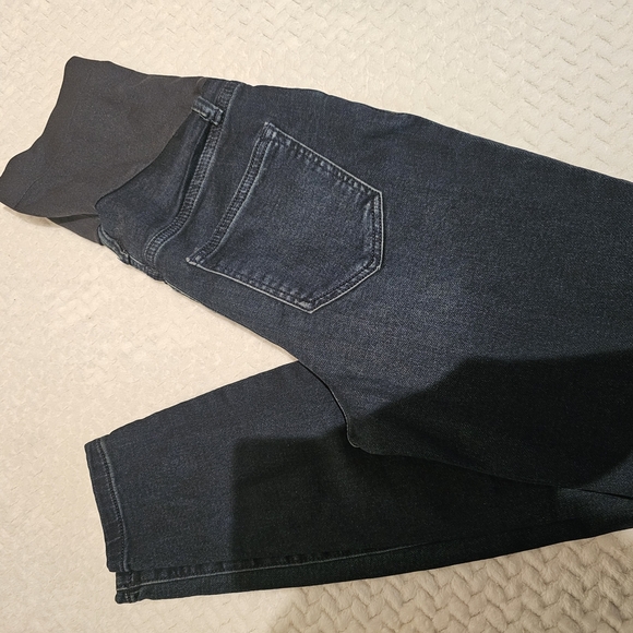 MATERNITY  Dark Blue Jeans - Picture 7 of 8